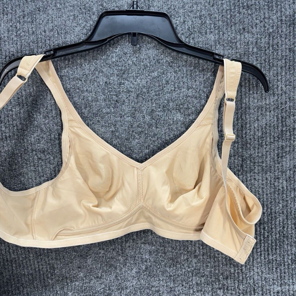 Classique Post Mastectomy Bra 42A Beige Wireless Superior Shaping Pockets 769E - Picture 7 of 7